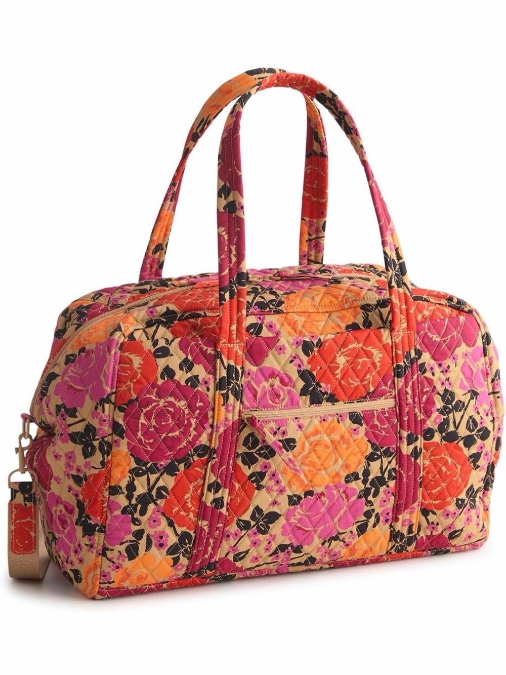 💐VERA BRADLEY~Large Miramar Weekender - Coming Up Roses